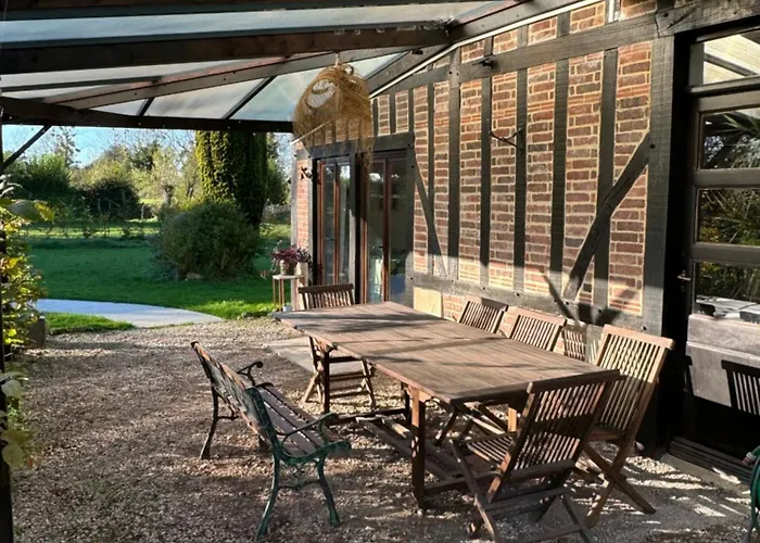 La Chaumiere Du Bout Du Chemin - Calme - Rdc Neuville-sur-Touques